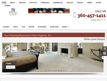 Tablet Screenshot of fairchildfloors.com